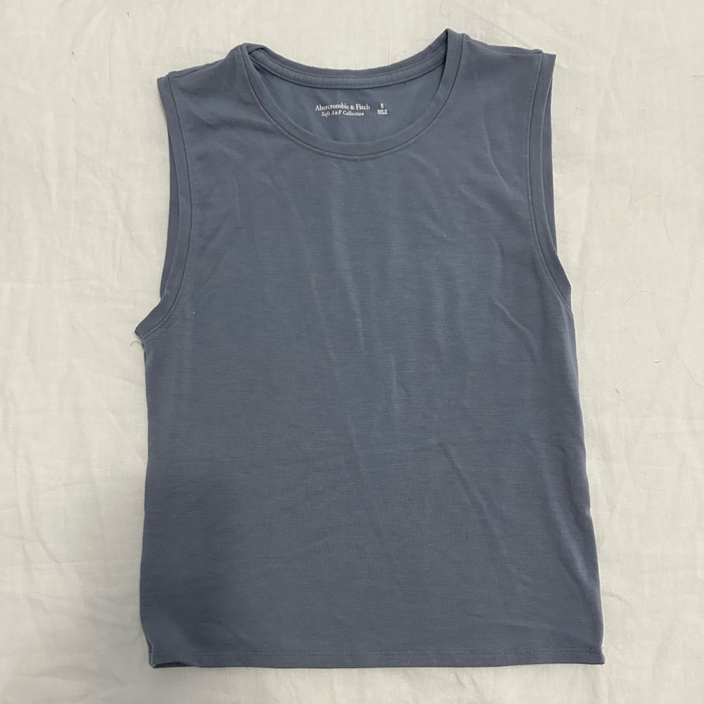Abercrombie & Fitch Blue Muscle Tee Small